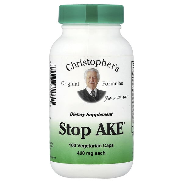 Christopher's Original Formulas, Stop-Ake, 100 Vegetarian Caps
