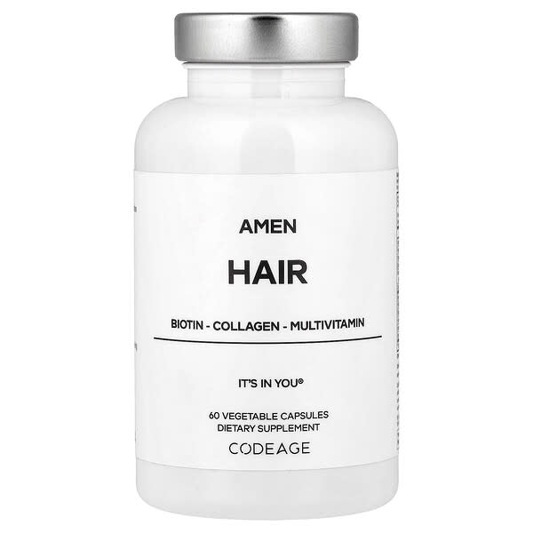 Codeage, Amen, Hair, 60 Vegetable Capsules