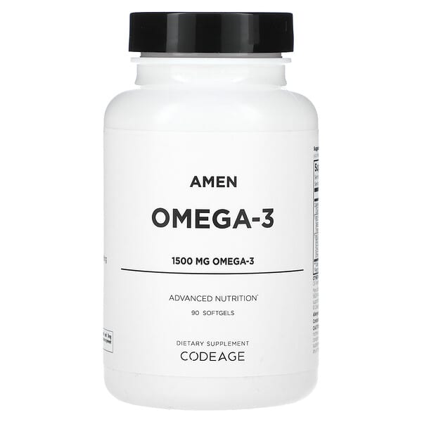 Codeage, Amen, Omega-3, 90 Softgels (750 mg per Soft Gel)