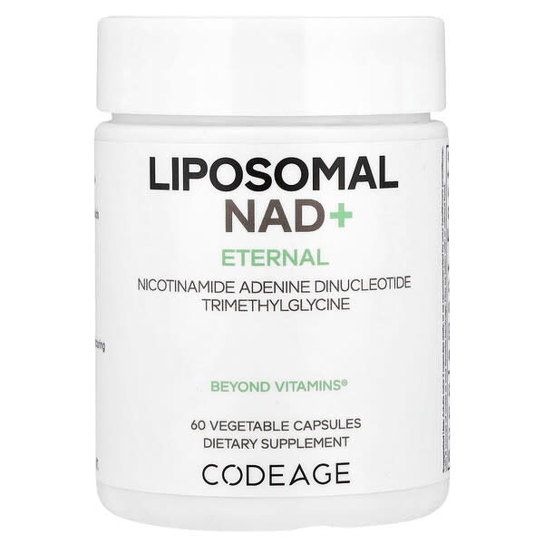 Codeage, Eternal, Liposomal NAD+, 60 Vegetable Capsules