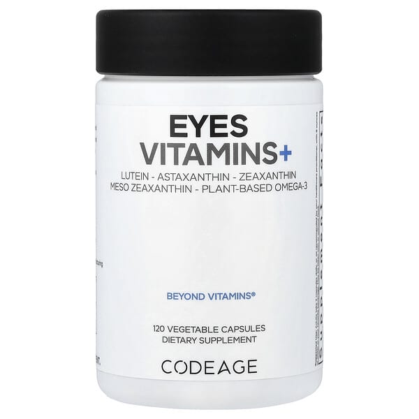 Codeage, Eyes Vitamins+, 120 Vegetable Capsules