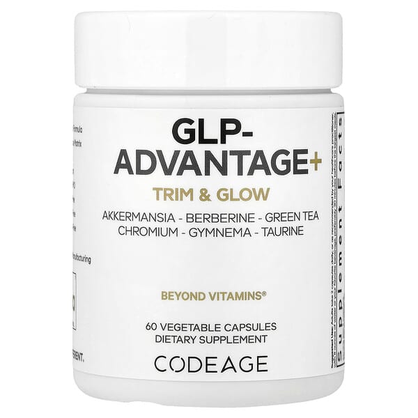 Codeage, GLP-Advantage+, 60 Vegetable Capsules