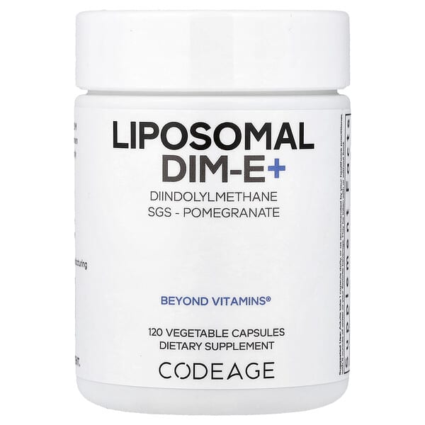 Codeage, Liposomal DIM-E+, 120 Vegetable Capsules