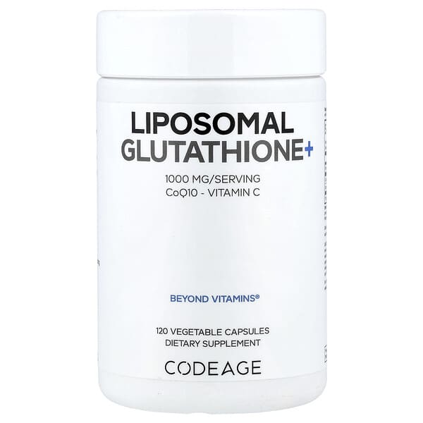 Codeage, Liposomal Glutathione+, 120 Vegetable Capsules