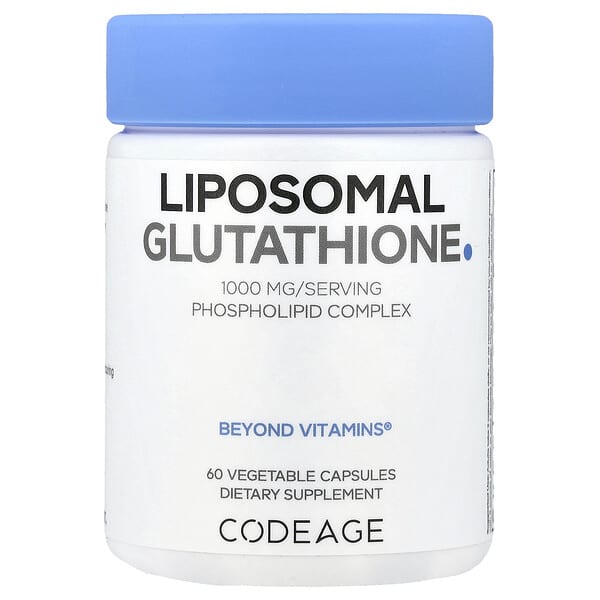 Codeage, Liposomal Glutathione, 60 Vegetable Capsules (500 mg per Capsule)
