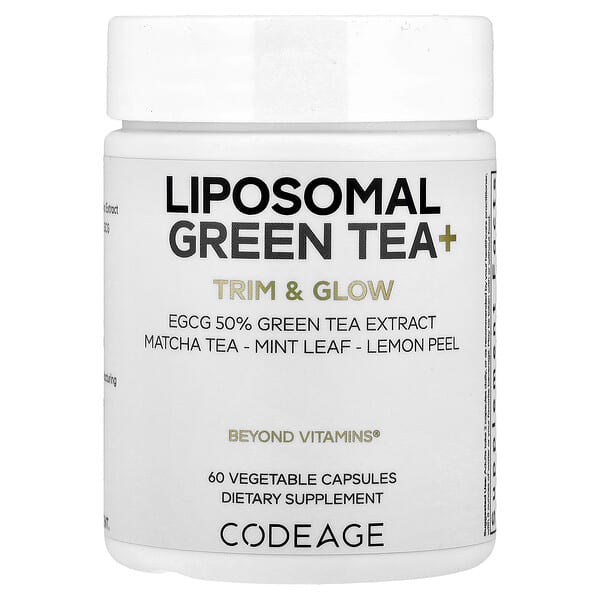 Codeage, Liposomal Green Tea+, 60 Vegetable Capsules