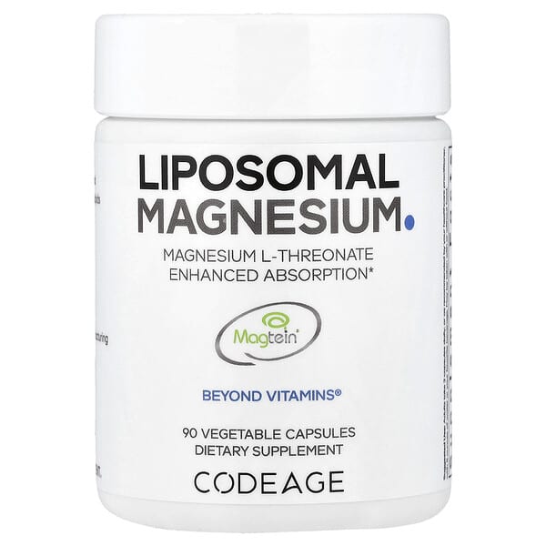 Codeage, Liposomal Magnesium L-Threonate, 90 Vegetable Capsules