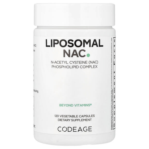 Codeage, Liposomal NAC, 120 Vegetable Capsules (450 mg per Capsule)