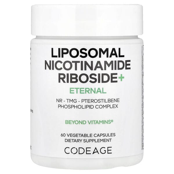 Codeage, Liposomal Nicotinamide Riboside+, 60 Vegetable Capsules