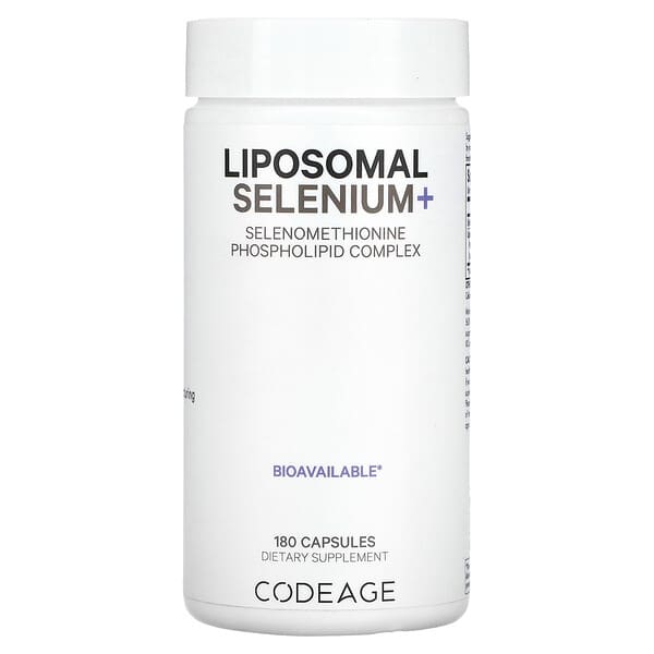 Codeage, Liposomal Selenium+, 180 Capsules