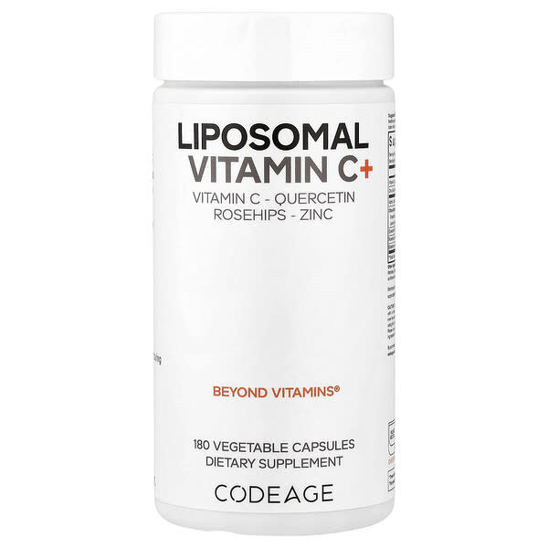 Codeage, Liposomal Vitamin C+, 180 Vegetable Capsules
