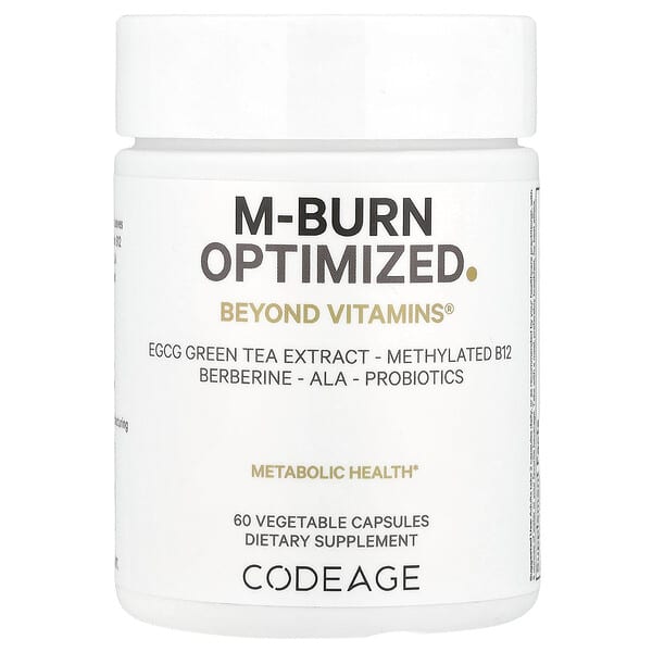 Codeage, M-Burn Optimized, 60 Vegetable Capsules