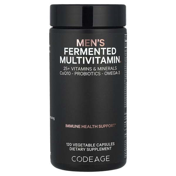 Codeage, Men's Fermented Multivitamin, 120 Vegetable Capsules
