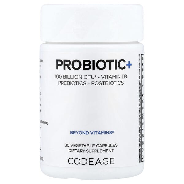 Codeage, Probiotic+, 30 Vegetable Capsules