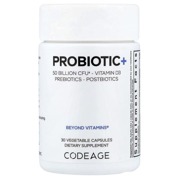 Codeage, Probiotic+, 30 Vegetable Capsules