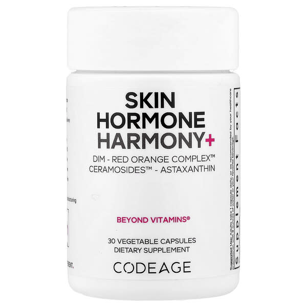 Codeage, Skin Hormone Harmony+, 30 Vegetable Capsules