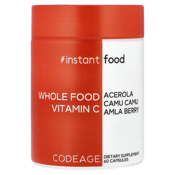 Codeage, Whole Food Vitamin C, 60 Capsules