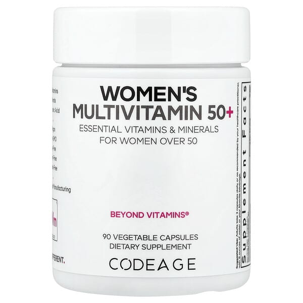 Codeage, Women's Multivitamin 50+, 90 Vegetable Capsules 2 Codeage, Women's Multivitamin 50+, 90 Vegetable Capsules