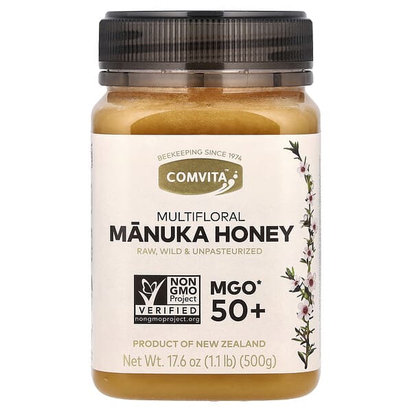 Comvita, Multifloral Manuka Honey, MGO 50+, 17.6 oz (500 g)