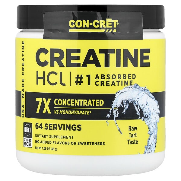 Con-Cret, Creatine HCl, Raw Tart, 1.69 oz (48 g)