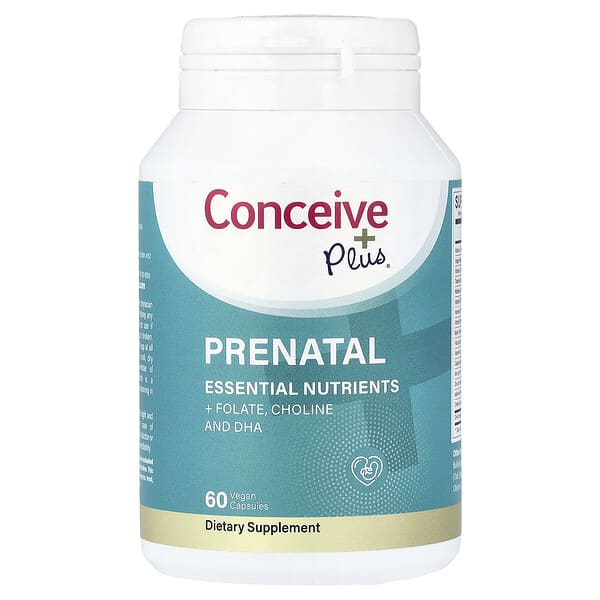 Conceive Plus, Prenatal, 60 Vegan Capsules