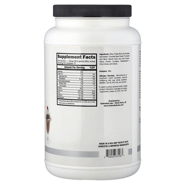 Alternative view of Controlled Labs, PROmore™, Protein Matrix, Chocolate Ice Cream Sundae, 2.1 lbs (961 g)
