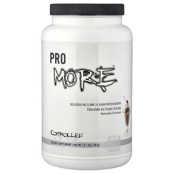 Controlled Labs, PROmore™, Protein Matrix, Chocolate Ice Cream Sundae, 2.1 lbs (961 g)