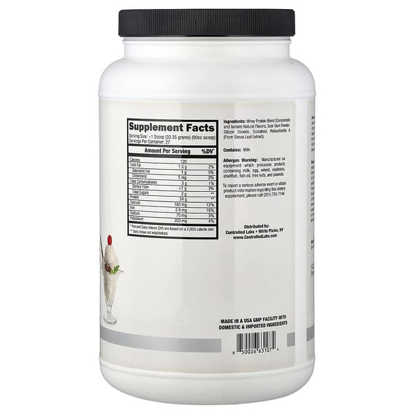 Alternative view of Controlled Labs, PROmore™, Protein Matrix, French Vanilla Ice Cream Sundae, 1.98 lbs (900 g)