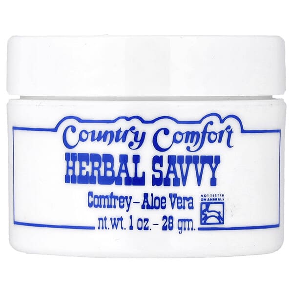 Country Comfort, Herbal Savvy, Comfrey-Aloe Vera, 1 oz (28 g)