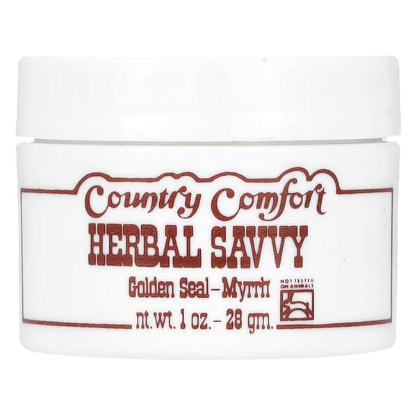 Country Comfort, Herbal Savvy, Golden Seal-Myrrh, 1 oz (28 g) 3 Country Comfort, Herbal Savvy, Golden Seal-Myrrh, 1 oz (28 g)