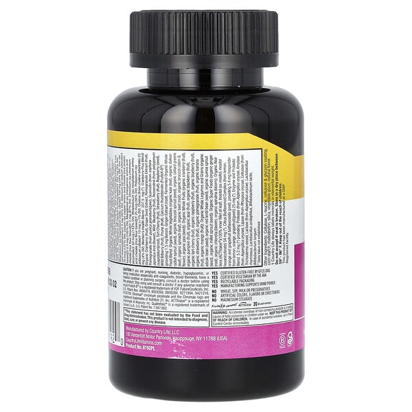 Alternative view of Country Life, Core Daily-1 Multivitamin for Women, 60 Tablets