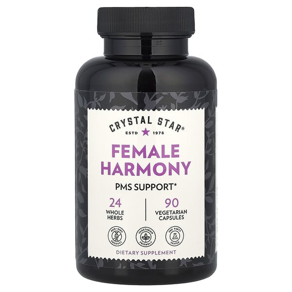 Crystal Star, Female Harmony, 90 Vegetarian Capsules