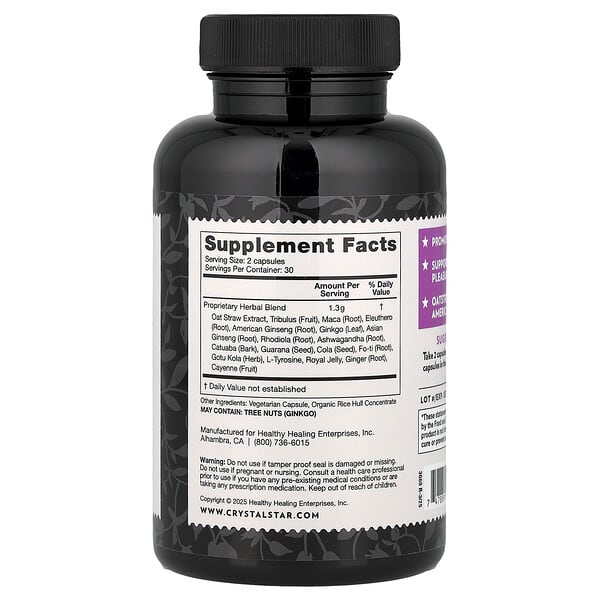 Alternative view of Crystal Star, Women's Libido, 60 Vegetarian Capsules