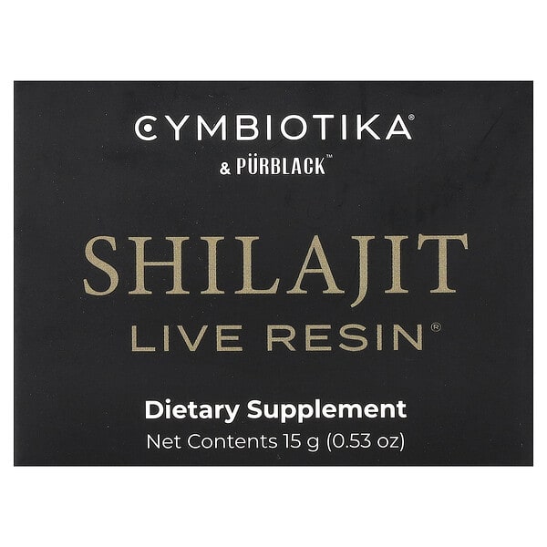 Cymbiotika, Shilajit Live Resin®, 0.53 oz (15 g)