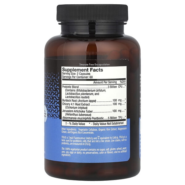 Alternative view of D'adamo, Polyflora® + A, Multi-Function Probiotic Formula, 120 VeggieCaps