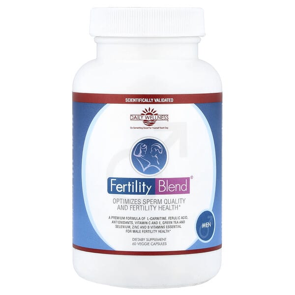 Daily Wellness Company, Fertility Blend® for Men, 60 Veggie Capsules