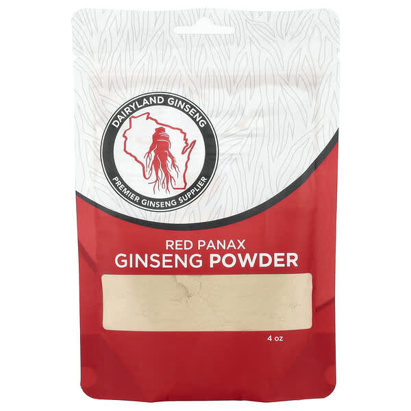 Dairyland Ginseng, Red Panax Ginseng Powder, 4 oz