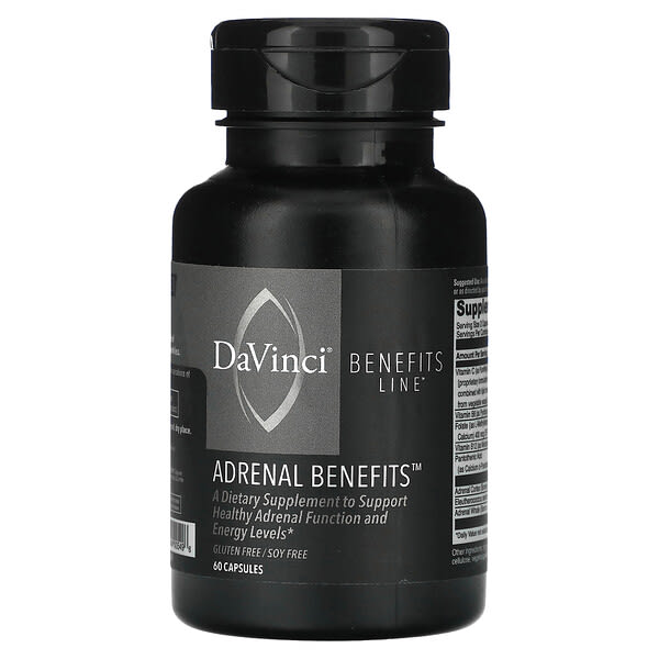 DaVinci Laboratories, Benefits Line, Adrenal Benefits, 60 Capsules