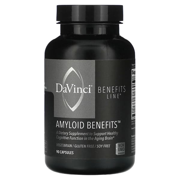 DaVinci Laboratories, Benefits Line, Amyloid Benefits, 90 Capsules