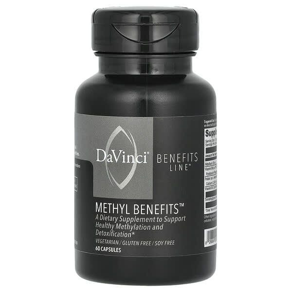 DaVinci Laboratories, Benefits Line, Methyl Benefits, 60 Capsules