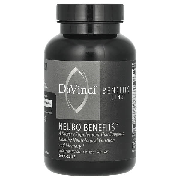 DaVinci Laboratories, Benefits Line, Neuro Benefits, 90 Capsules
