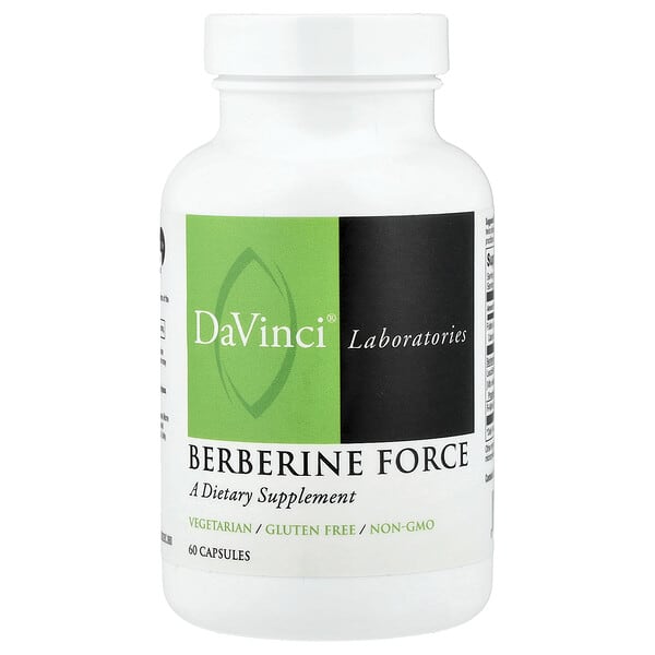 DaVinci Laboratories, Berberine Force, 60 Capsules