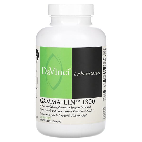 DaVinci Laboratories, Gamma-Lin 1300, 1,300 mg, 90 Softgel 3 DaVinci Laboratories, Gamma-Lin 1300, 1,300 mg, 90 Softgel