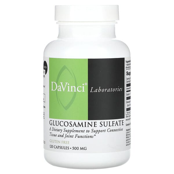 DaVinci Laboratories, Glucosamine Sulfate, 500 mg, 120 Capsules