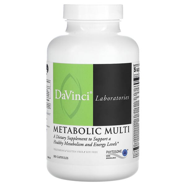 DaVinci Laboratories, Metabolic Multi, 180 Capsules 3 DaVinci Laboratories, Metabolic Multi, 180 Capsules