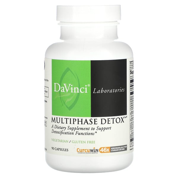 DaVinci Laboratories, Multiphase Detox, 90 Capsules 2 DaVinci Laboratories, Multiphase Detox, 90 Capsules