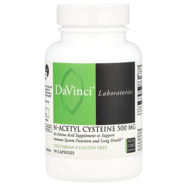 DaVinci Laboratories, N-Acetyl Cysteine, 500 mg, 90 Capsules