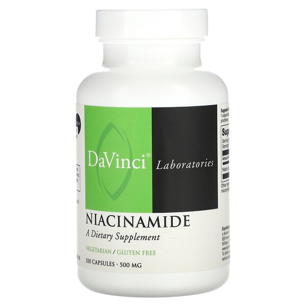 DaVinci Laboratories, Niacinamide, 500 mg, 100 Capsules 2 DaVinci Laboratories, Niacinamide, 500 mg, 100 Capsules