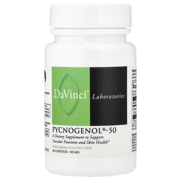 DaVinci Laboratories, Pycnogenol®-50, 50 mg , 30 Capsules