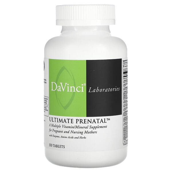 DaVinci Laboratories, Ultimate Prenatal, 150 Tablets
